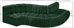 Arc - Boucle Fabric 5 Piece Modular Sofa