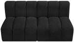 Arc - Boucle Fabric 2 Seats Modular Sofa