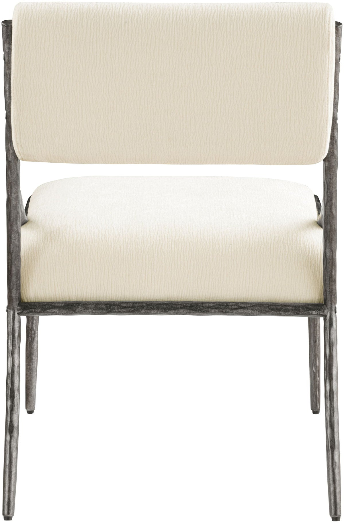 Bastille - Upholstered Dining Side Chair (Set of 2) - Silver Frame