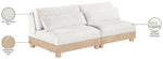 Turin - Chenille Fabric Upholstered Modular Sectional - White
