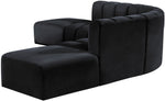 Arc - Velvet 6 Piece Corner Modular Sofa
