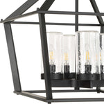Evanston - 4 Light Indoor-Outdoor Pendant - Black