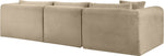 Shaggy - Fabric 3 Piece Modular Sectional