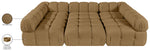 Orin - Velvet 6 Piece Modular Sectional