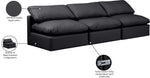 Indulge - Faux Leather 3 Seat Modular Armless Sofa