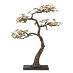 Bonsai - Large Sculpture - Brass / Woodtone