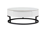 B038 - Coffee Table - White / Black