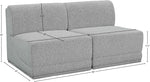 Ollie - 2 Seat Armless Modular Sofa