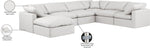 Indulge - Faux Leather 7 Piece Modular Sectional