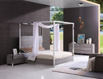 Arlene Modern Grey Elm & Stainless Steel Bedroom Set by VIG Furniture - View 17