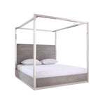 Arlene Modern Grey Elm & Stainless Steel Bedroom Set by VIG Furniture - View 7