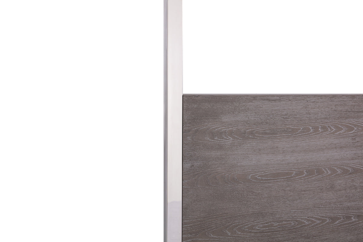 Arlene Modern Grey Elm & Stainless Steel Bedroom Set by VIG Furniture - View 13