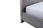 Charlene Modern Grey Elm & Stainless Steel Bed by VIG Furniture - View 4