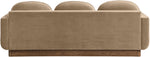 Diviento - Velvet Performance Fabric Upholstered Sofa