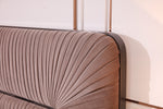 Duke Modern Grey Velvet & Black Gun Chrome Bedroom Set by VIG Furniture - View 3