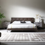 BD2406 - Brown Vegan Leather Bed by VIG Furniture - View 1