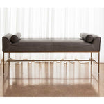 Coco - Bench - Brass / Gray