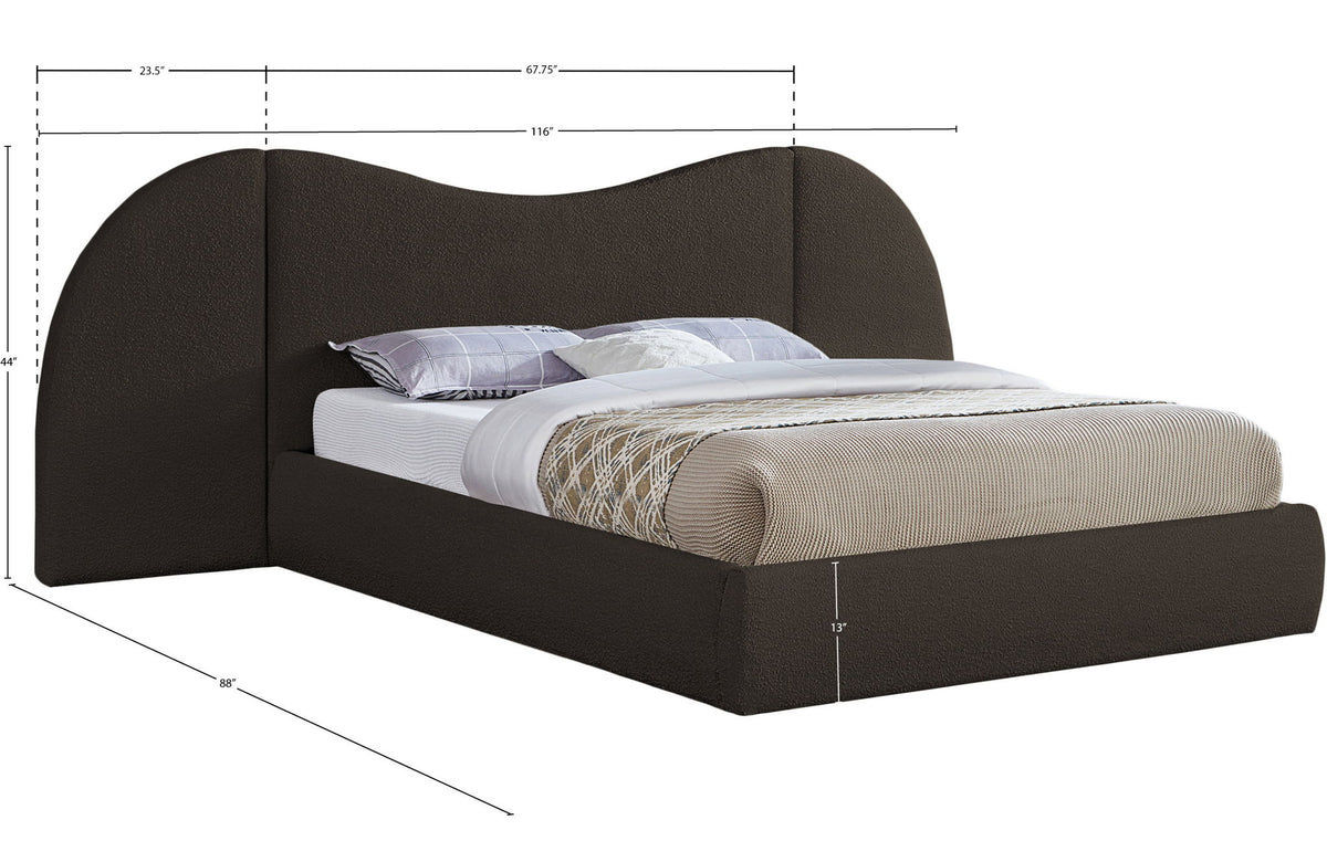 Everest - Boucle Fabric Bed