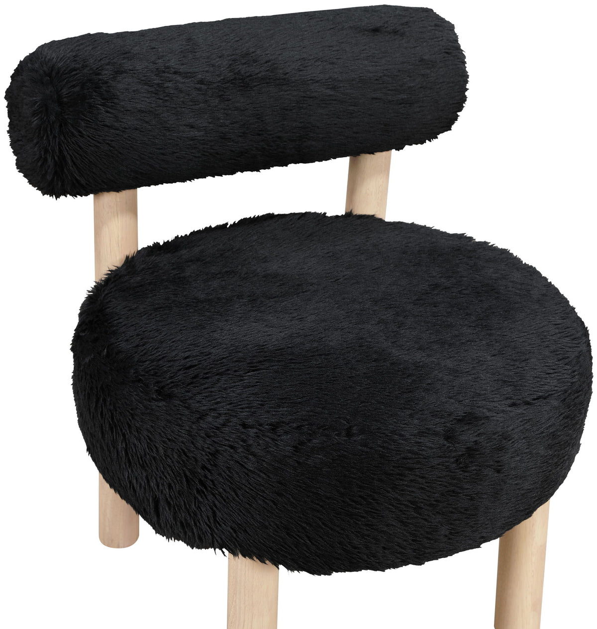 Ambre - Shearling Fabric Accent Chair