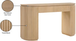 Astrid - Solid Wood And Oak Veneer Console Table