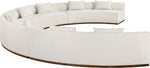 Avanti - Chenille Fabric Upholstered 4 Piece Modular Sectional