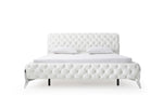 Queen Legend Modern White Bonded Leather Bed by VIG Furniture - View 2