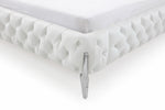 Queen Legend Modern White Bonded Leather Bed by VIG Furniture - View 5