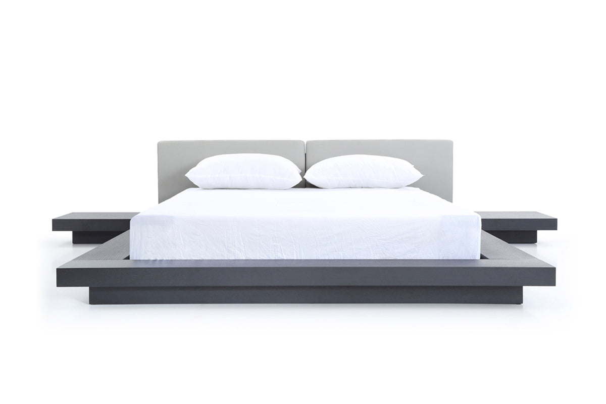 Opal Modern Wenge & Grey Platform Bed by VIG Furniture - View 1