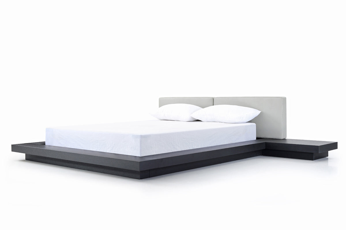 Opal Modern Wenge & Grey Platform Bed by VIG Furniture - View 2