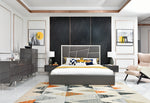 Eastern King Chrysler Modern Grey Bedroom Set by VIG Furniture - View 1
