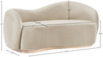 Gustavo - Velvet Upholstered Loveseat