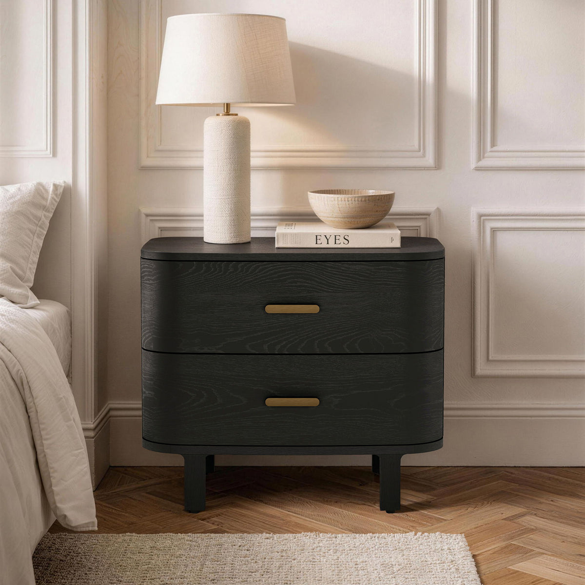 Manhattan Solara - Solid Wood Nightstand
