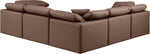 Indulge - Faux Leather 5 Piece Modular Corner Sectional