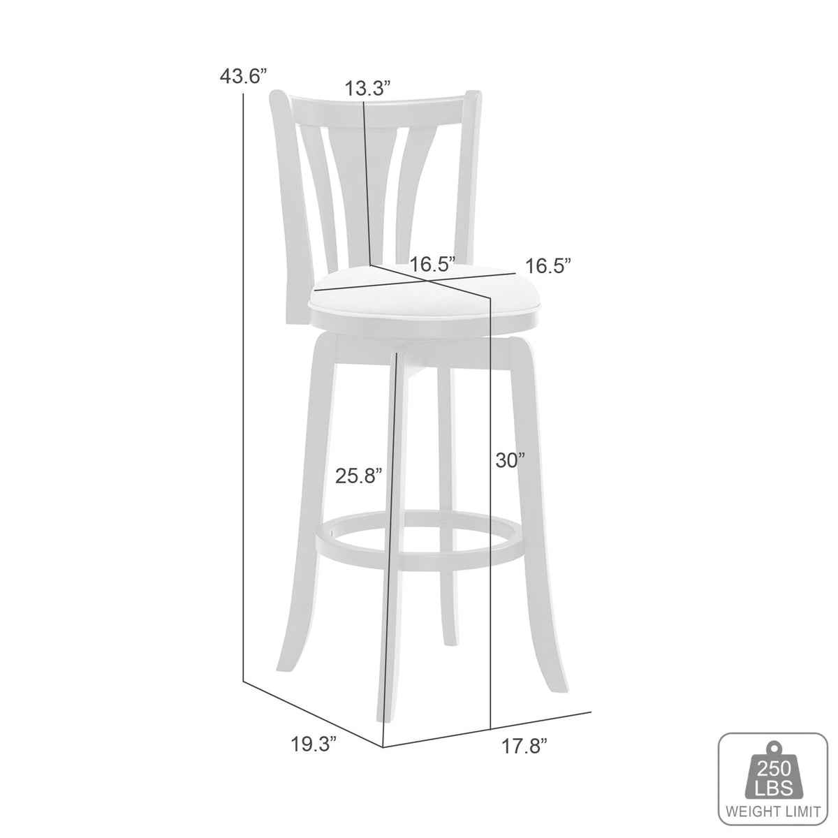 Elle - Swivel Barstool