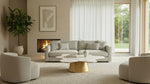 Gabbro Low - Glam White Marble and Gold Coffee Table by VIG Furniture - View 4