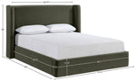 Kendall - Velvet Upholstered Bed