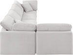 Indulge - Velvet 5 Piece Modular Sectional