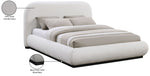 Vaughn - Chenille Bed With Black Base