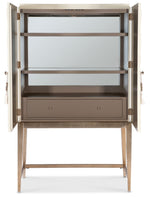 Melange - Dream Weaver Bar Cabinet - White / Light Brown