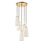 Vanier - 5 Light Cluster Pendant - Gold