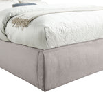 Adam - Linen Fabric Bed With 89" Headboard