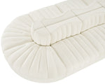 Rummi - Oval Velvet Performance Fabric Upholstered 8 Piece Modular Sectional
