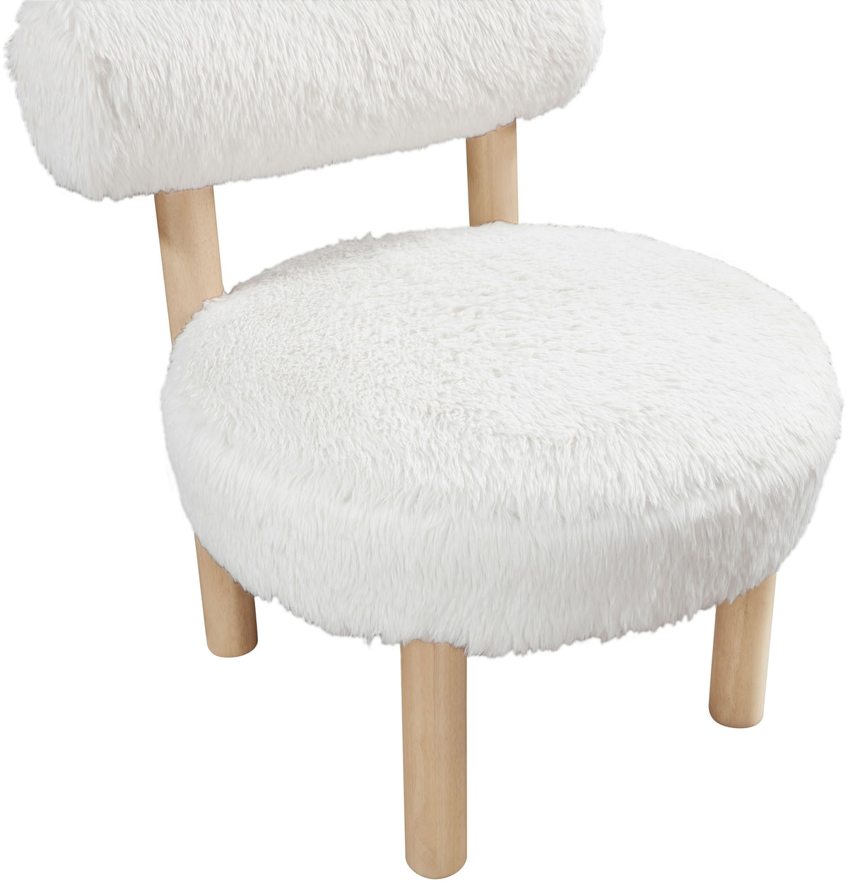 Ambre - Shearling Fabric Accent Chair