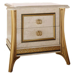 Melodia - Nightstand - Beige / Gold