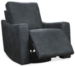RC - Lewis Power Swivel Recliner - Black