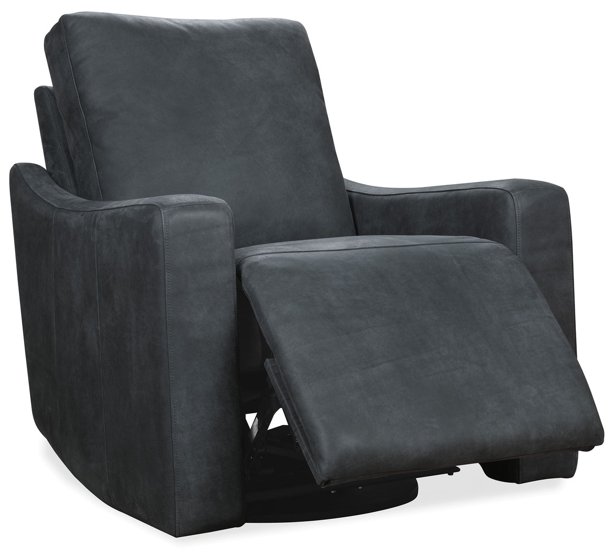 RC - Lewis Power Swivel Recliner - Black