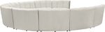 Infinity - 10 Piece Velvet Modular Sectional