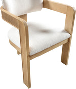 Sacha - Linen Dining Chair With Natural Base (Set of 2)