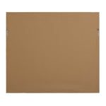 Blue Reverie - Framed Abstract Lake Print - Light Brown