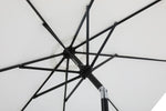 Fiji - Aluminum Patio Umbrella With Square Teak And Black Base